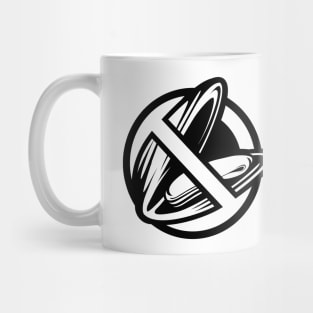 White Anti Mussel Symbol Mug